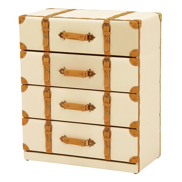 チェスト チェスターチェスト アイボリー 幅61×奥行32×高さ72cm 4段 MCH-6014IV 14,022円