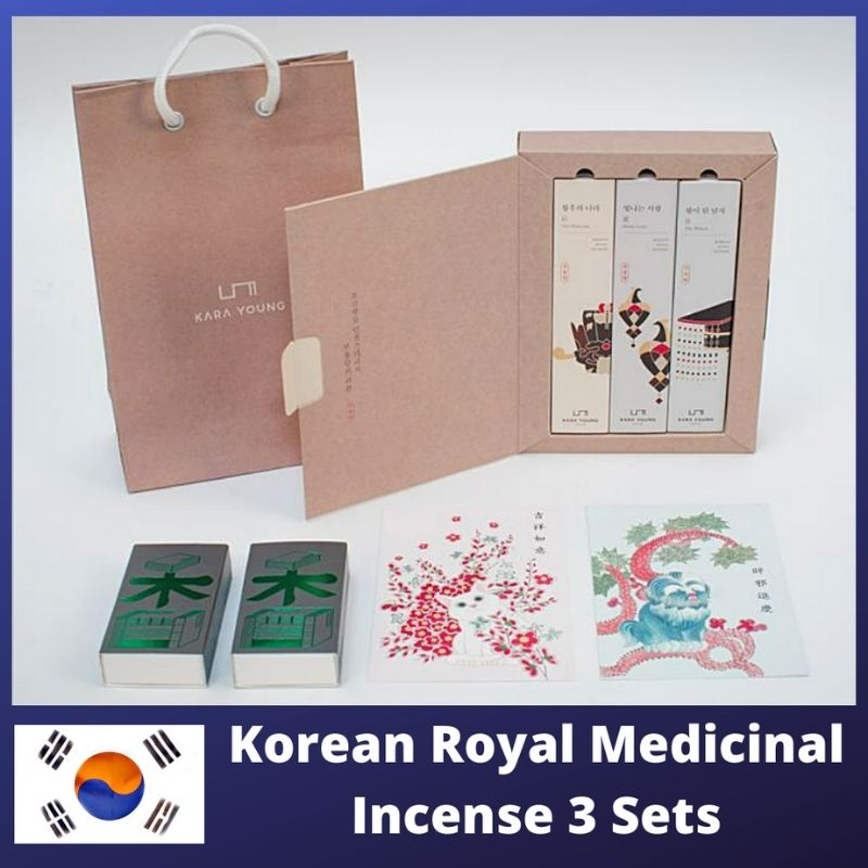 韓国産 宮廷 インセンス スティック 3種 ギフトセット ブヨンヒャン