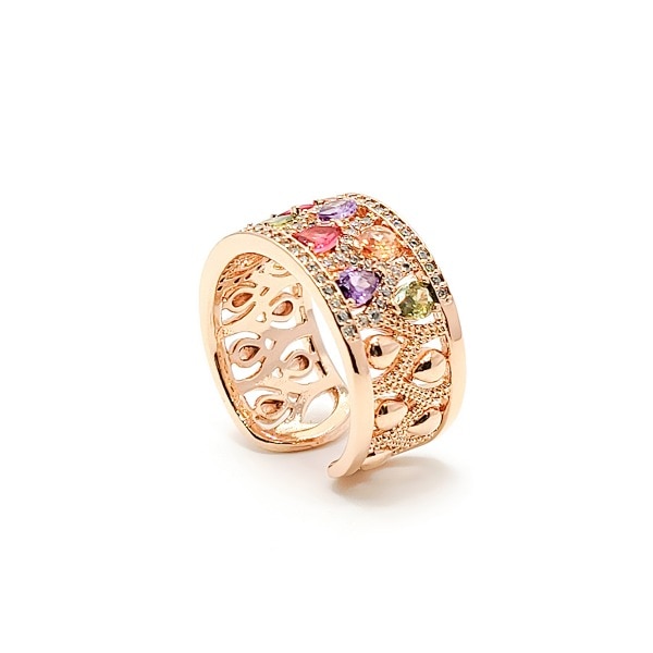 カクテルキュービックボールドリング 4,546円