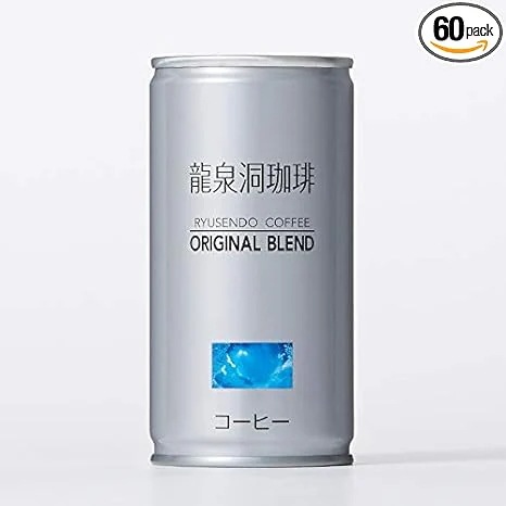 岩泉フォールディング 龍泉洞珈琲 加糖 190g×30本入×2ｹｰｽ 缶入 お歳暮 御歳暮 御中元 お中元 龍泉洞の水 4,625円