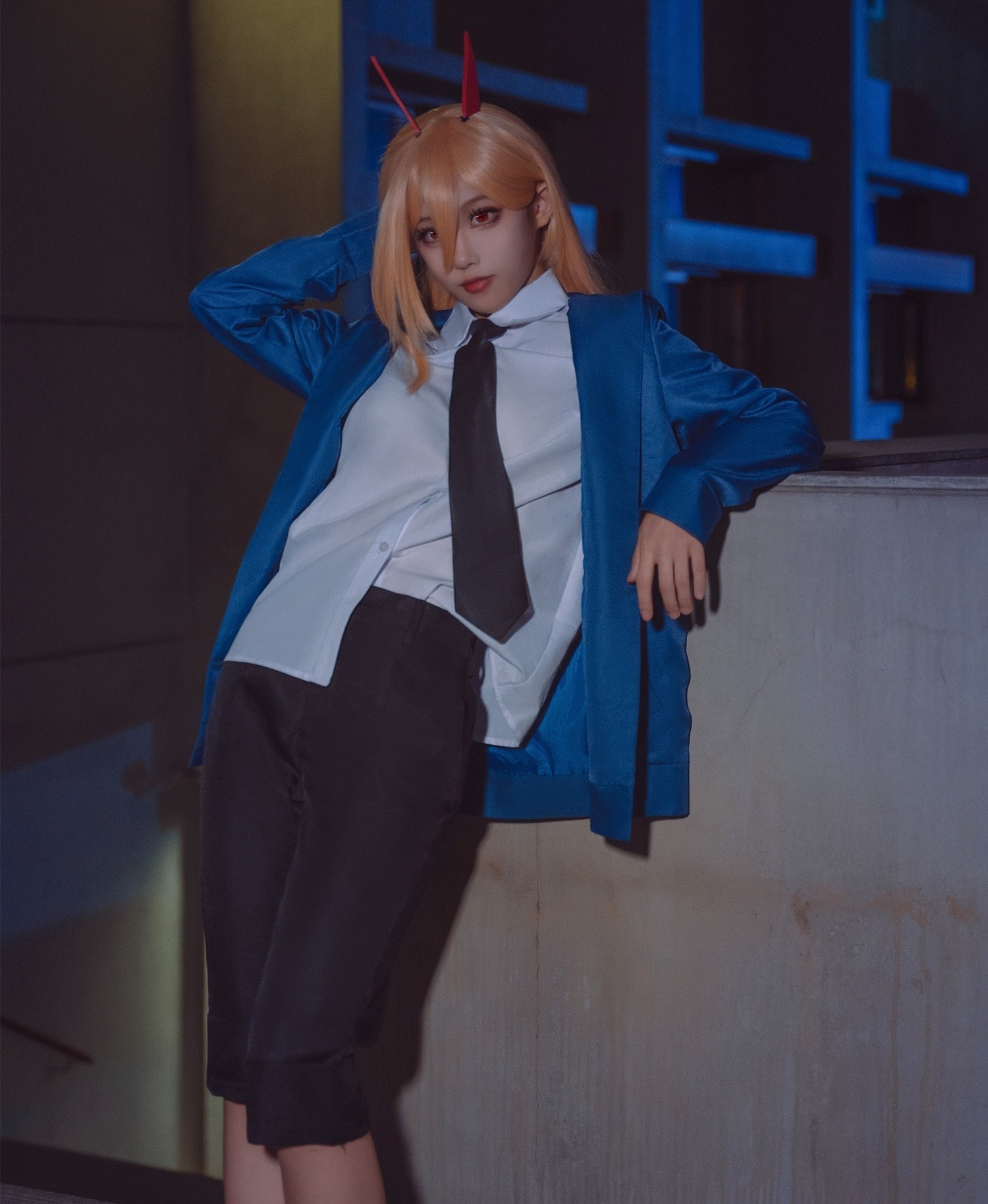 仮装 変装 ハロウィン コスチューム コスプレ衣装 パワー チェンソーマン スーツ ハロウィン 2023年新作入荷コスプレ30%までに制限