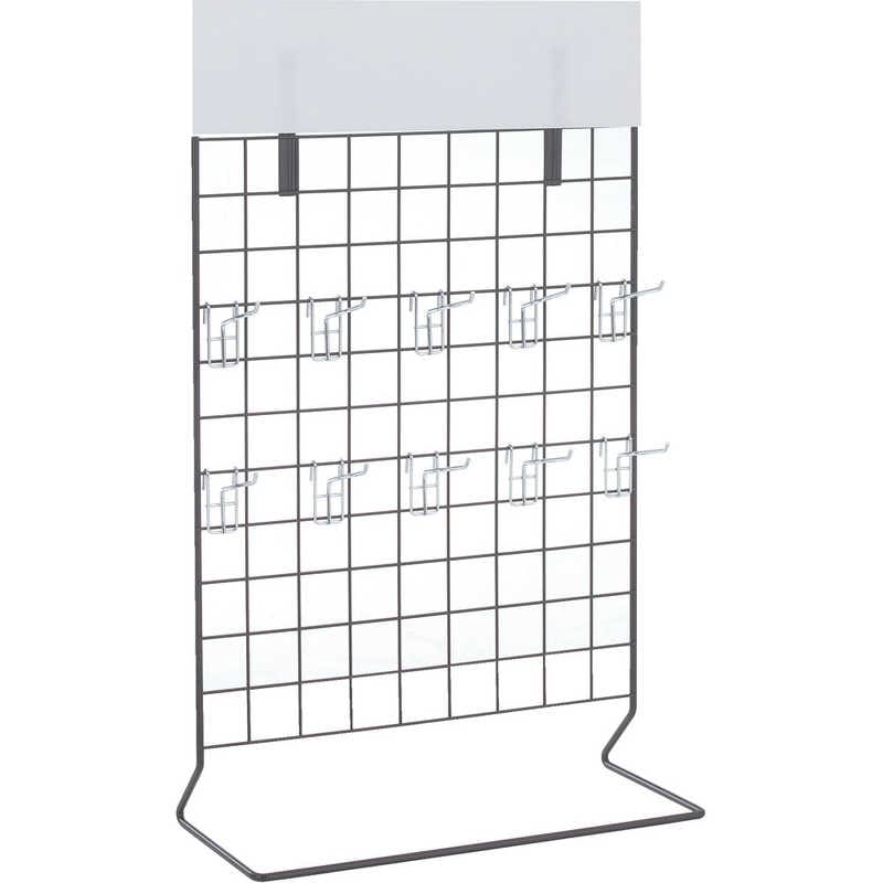 トラスコ中山　PBディスプレイスタンド フック付 450X200XH710　PB1