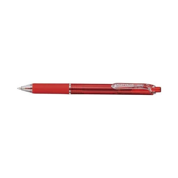 お気にいる ノック式ボールペン100本 H048J-RD-100赤 筆記具 【重要】6