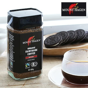 マウントハーゲン オーガニック フェアトレード インスタントコーヒー 100g[MOUNT HAGEN 有機栽培 インスタント coffee] コーヒー オーガニックコーヒー インスタント 有機コ