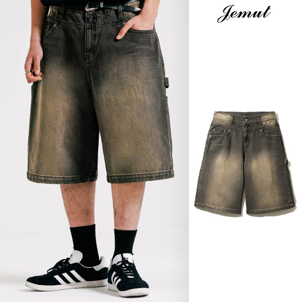 [JEMUT] Kurz Carpenter Denim Half Pants