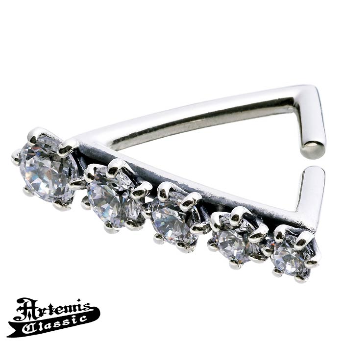 アルテミスクラシック Artemis Classic グラデ トライアングル シルバー イヤー カフ 片耳用 ACE0157