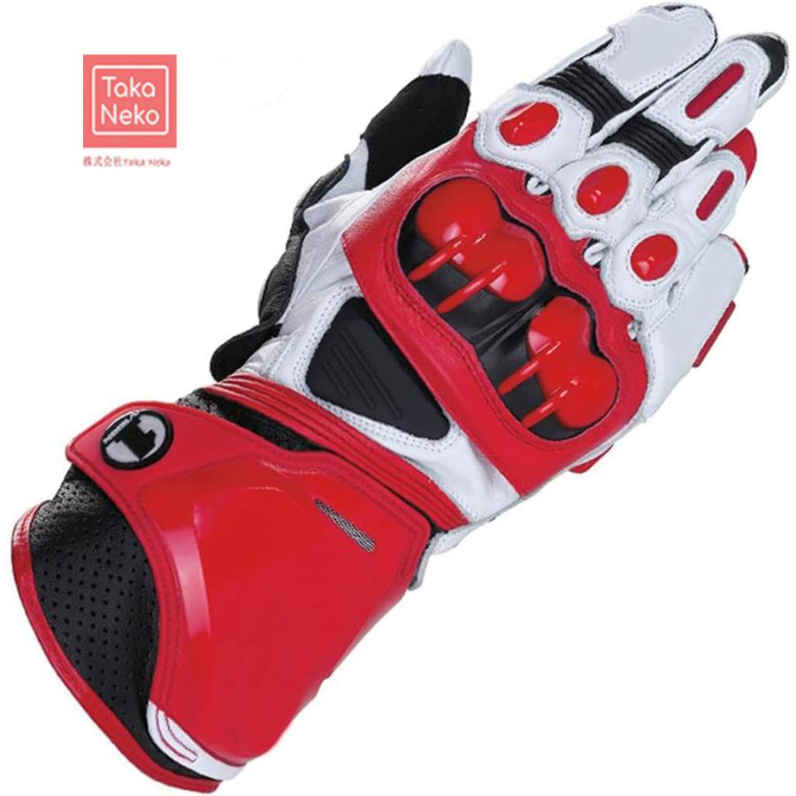 バイク用 グローブ レプリカ メッシュ 網 レザー プロテクター オートバイグローブ レーシング オフロード タッチ手袋 滑り止め 耐衝撃 男女兼用 通気性 モータ