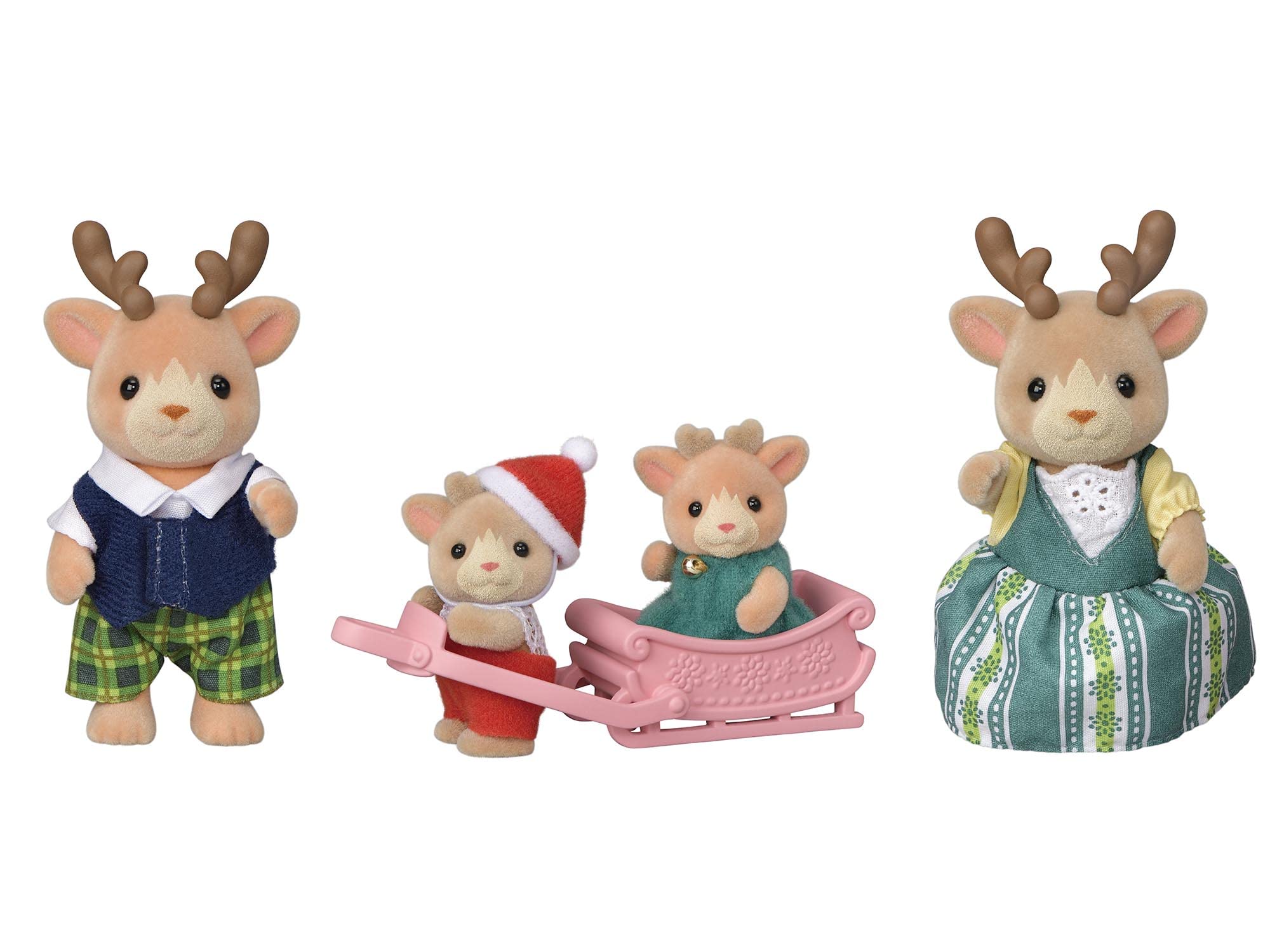 シルバニアファミリー 人形 【 トナカイファミリー 】 FS-44 STマーク認証 3歳以上 おもちゃ ドールハウス Sylvanian Families エポック社 EPOCH
