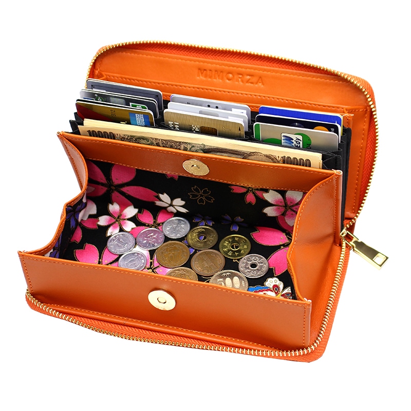 長財布 レディース 本革 日本製 ラッピング無料 YKK製ファスナー 一年保証 じゃばら式 カード24枚収納 磁気防止 スキミング ギャルソン BOX型 大容量