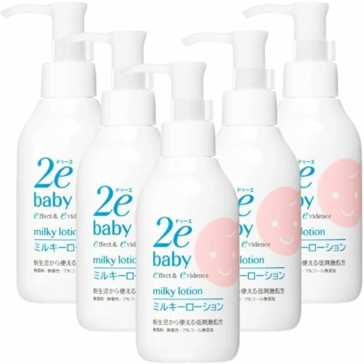 5個セット 資生堂 ドゥーエ ベビー ミルキーローション 150ml 2e 2ebaby 全身用乳液 乳液 赤ちゃん 乾燥 無添加 弱酸性 敏感肌 低刺激