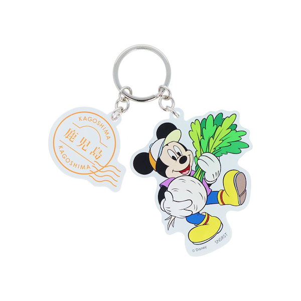 Qoo10] ディズニー ミッキーマウス キーリング 2連アクリル