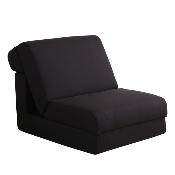 ホームテイスト SH-07-LAW1P 組み換え自由なソファベッド1P Lawro-ラウロ- ポケットコイル 1人掛 ソファベッド 日本製 ローベッド カウチ ブラック メーカー直送