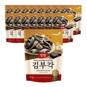 韓国のりチップス 50g×16個 サクサク食感 健康おやつ ヘルシースナック グルテンフリー 家族で楽しめる