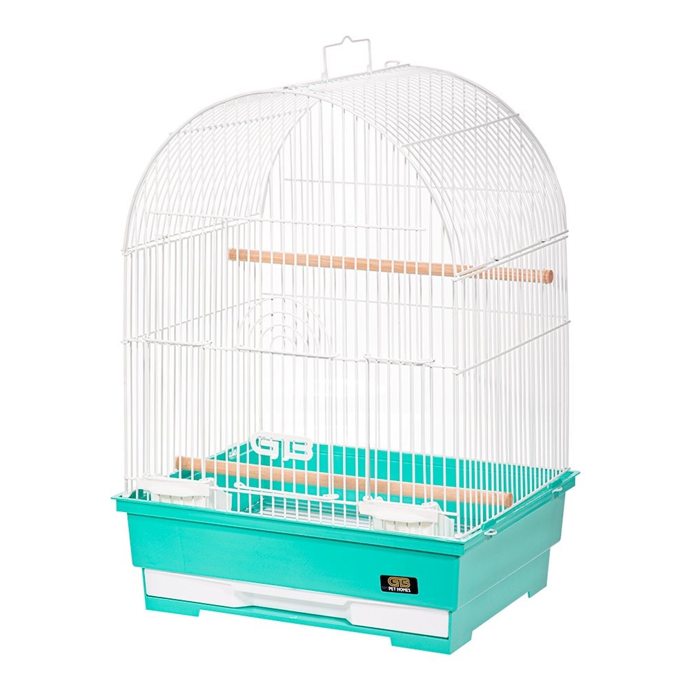 ジービー　鳥かご　３２５－Ａ　アーチ　ホワイトXグリーン　幅３２５ｘ奥行２７０ｘ高さ４６５ｍｍ　ＣＲＣ55―15―10―15―00 5,445円