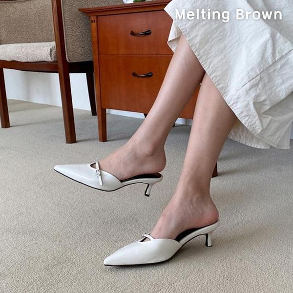 女性用夏スリッパヒール レディーススリッパ ミュール K26