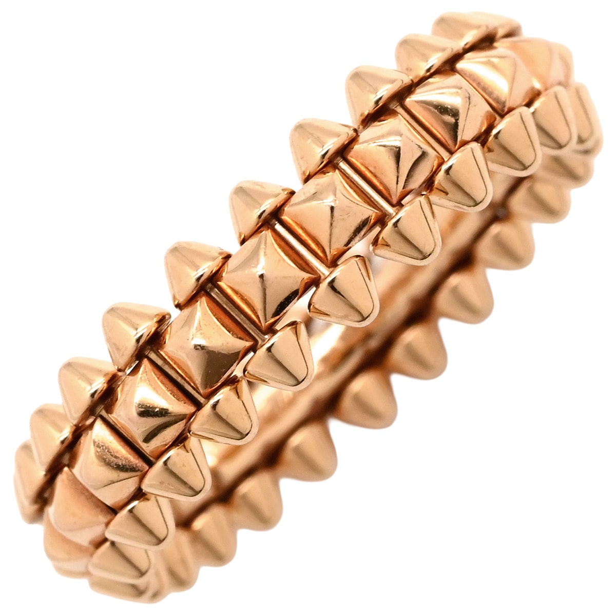 カルティエ Cartier リング 指輪 クラッシュ ドゥ カルティエ SM K18PG ピンクゴールド #58(JP18) 750 RG CLASH DE CARTIER 17号 B422980