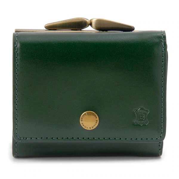BELLIES YORK ベリーズヨーク がま口折財布 GR BYHL10316GR