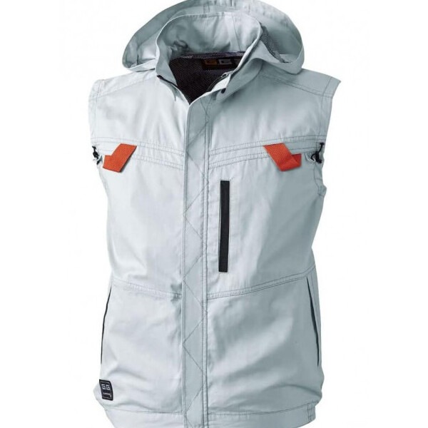 5039-06 EFベスト LLサイズ シルバーグレー(22) G.GROUND