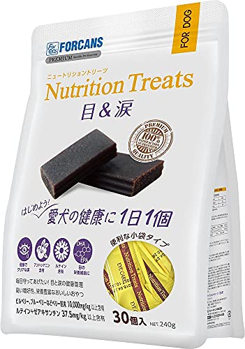 （まとめ買い）フォーキャンス ニュートリショントリーツ 目涙 30個入 犬用おやつ ×3