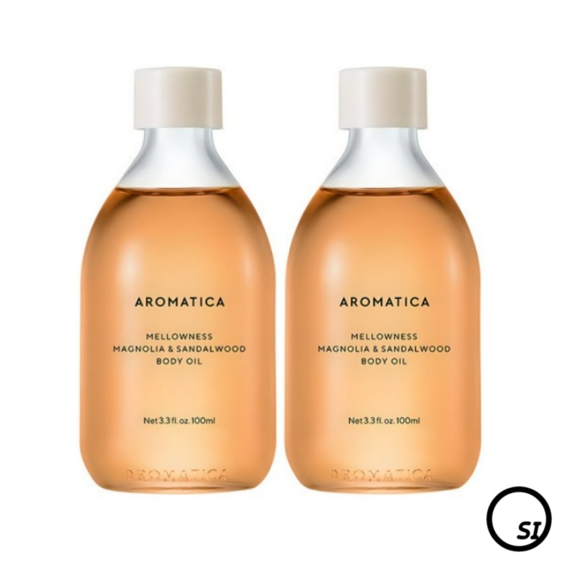 【1+1】メロウニス ボディオイル マグノリア&サンダルウッドの香り 100ml x 2個 (オイル保湿/三重弾力/美肌)