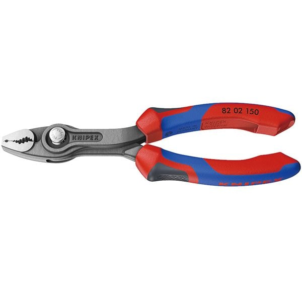 KNIPEX クニペックス スリップジョイントプライヤー ツイングリップ コンフォート 全長150mm サイズW150xD45xH18mm 8202-150