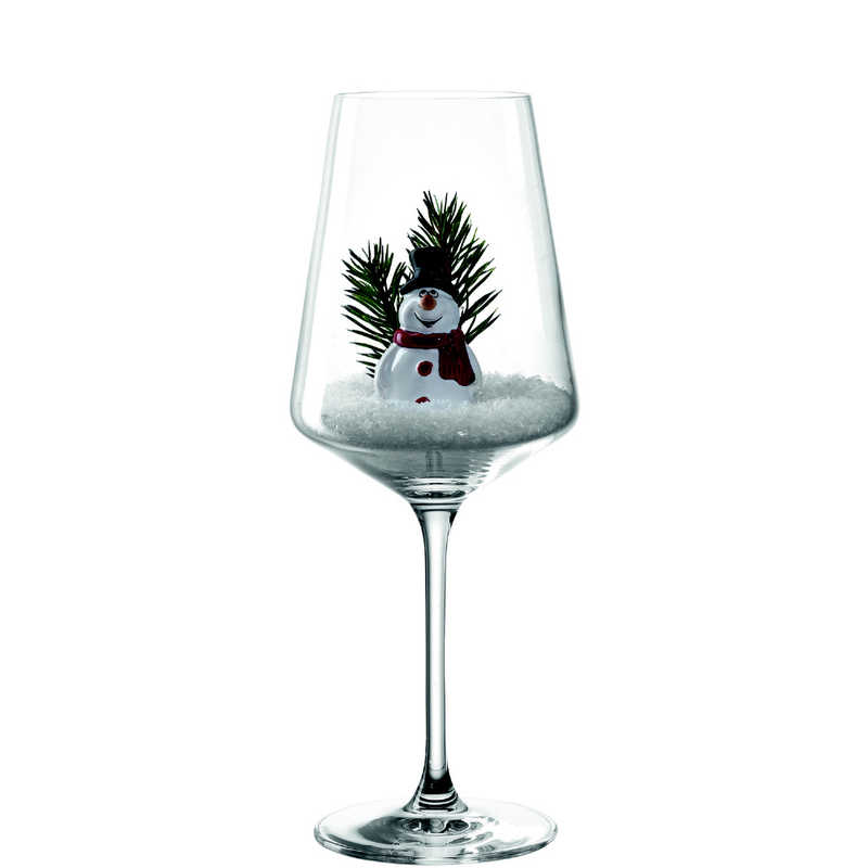 LEONARDO　デコレーションキット&ゴブレット スノーマン H25cm　070877