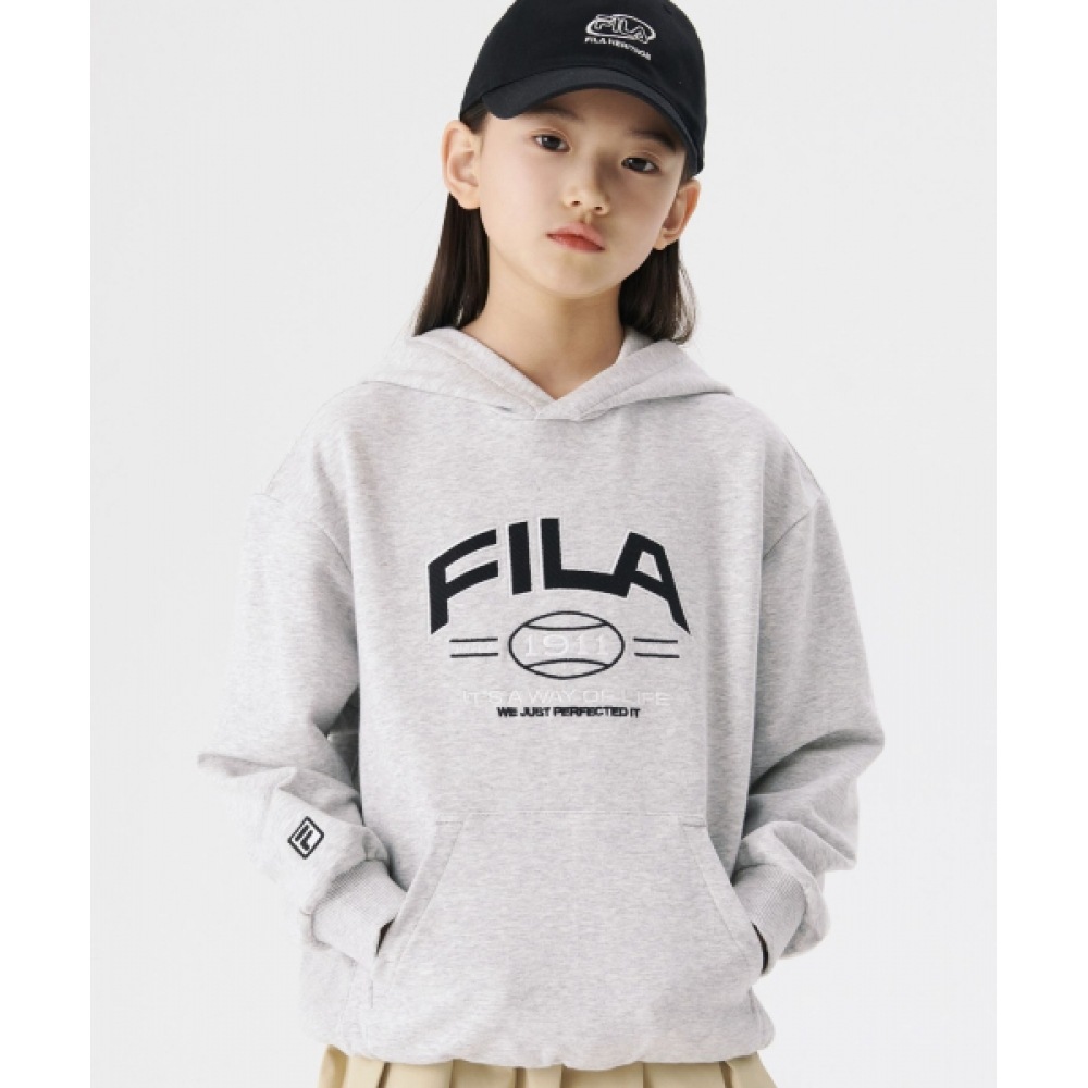 フィラキッズエッセンシャルパーカースウェットシャツ (FK2POG1102XSGE)