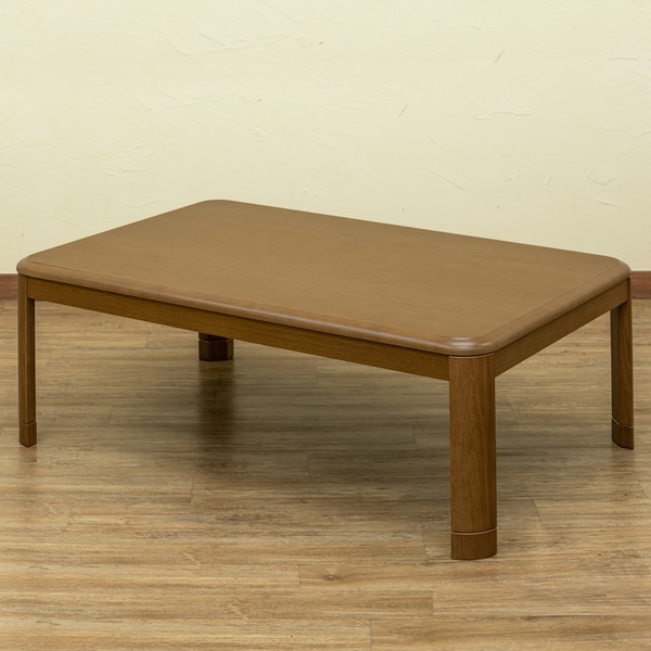 こたつ 約幅120x80cm 長方形 ブラウン 木製脚付き コタツ 継脚式 手元コントローラー 組立品 リビング ダイニング 20,178円