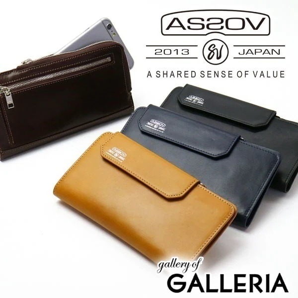 【正規品1年保証】 財布 長財布 AS2OV LEATHER MOBILE WALLET モバイルウォレット iPhone6S Plus iPhone6 081600