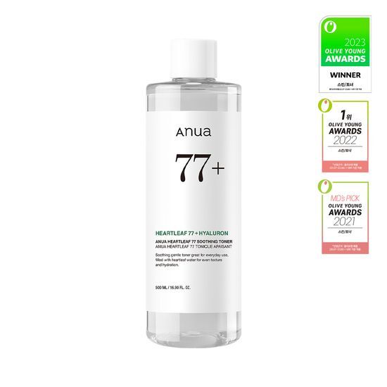 [大容量]ドクダミ77％スージングトナー 500ml / 敏感肌の鎮静化粧水