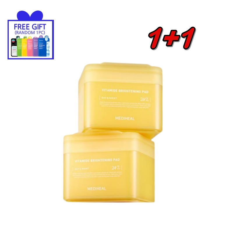 [1+1] ビタマイド 雑ティーパッド 100枚 (+100枚) + Free OMAKE(マスクパック)