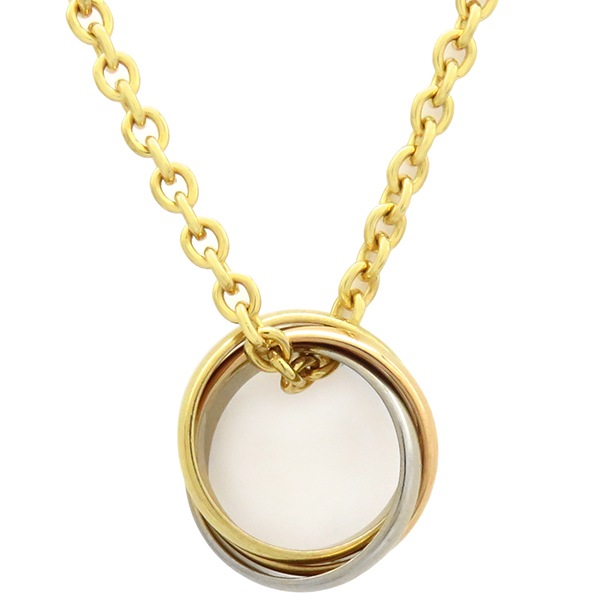 カルティエ Cartier ネックレス ベビートリニティ K18YG K18WG K18PG イエローゴールド×ホワイトゴールド×ピンクゴールド 18金 18K スリーカラー B7006600【中古】 101,970円