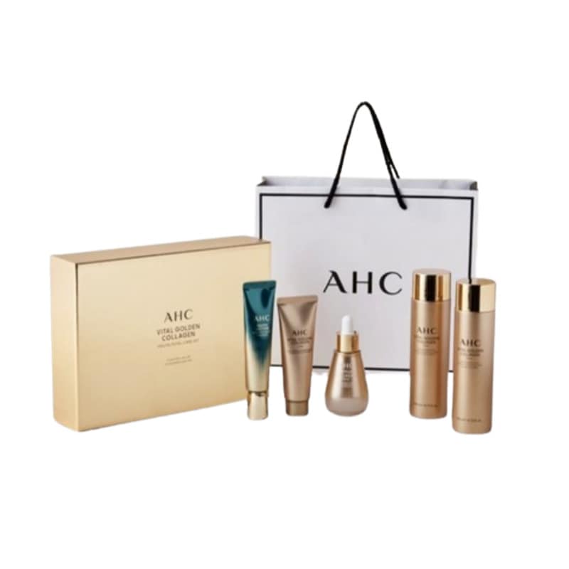 バイタル ゴールデンコラーゲンスペシャル 基礎化粧品 スキンケア5点セット+ショッピングバッグ