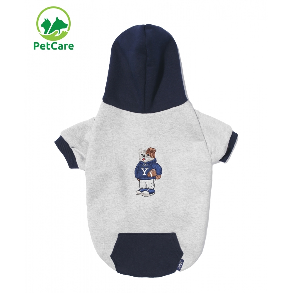 YALE EMBROIDERY UNIVERSITY DAN DOGGY パーカー グレー ネイビー 5,036円