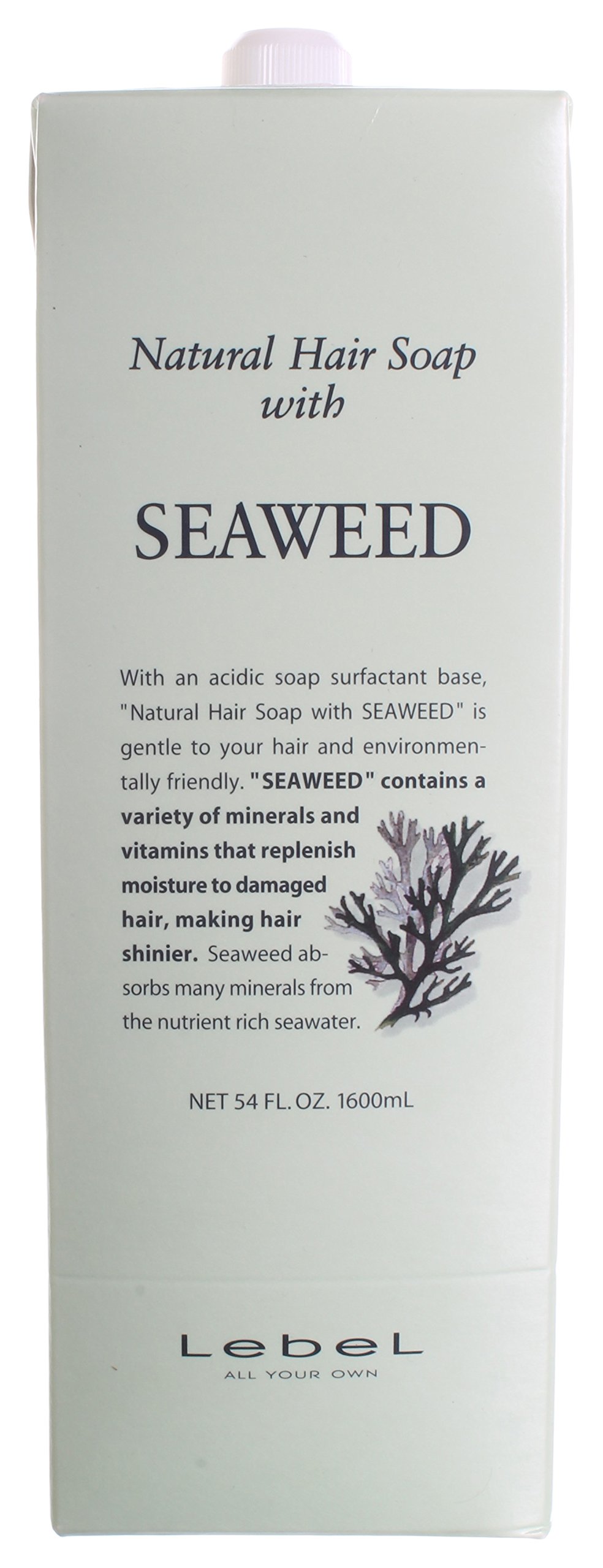 Qoo10最安値挑戦 LebeL(ルベル) ルベル ナチュラルヘアソープ SW(シーウィード) 詰替え用 1.6リットル (x 1) [並行輸入品]