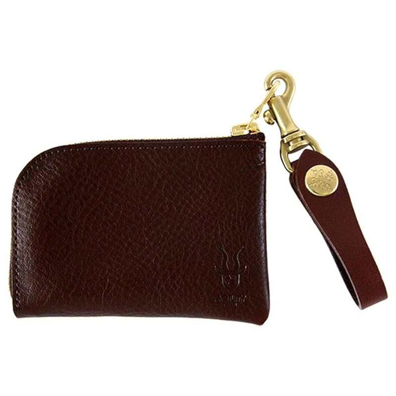 [アジリティ] アファ affa『 アルジャン 』(全5色) アリゾナ 革のコインケース/チョコ