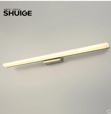 モダンミニマリストバスルームLEDミラーフロントライト暖かい白色光40cm（7W）