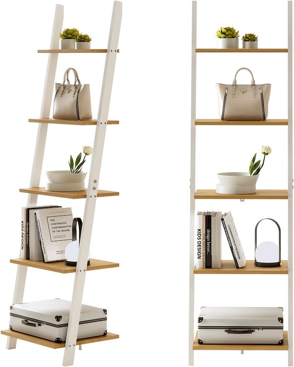 Qoo10] オープンラック 棚ラック木製 5段シェル