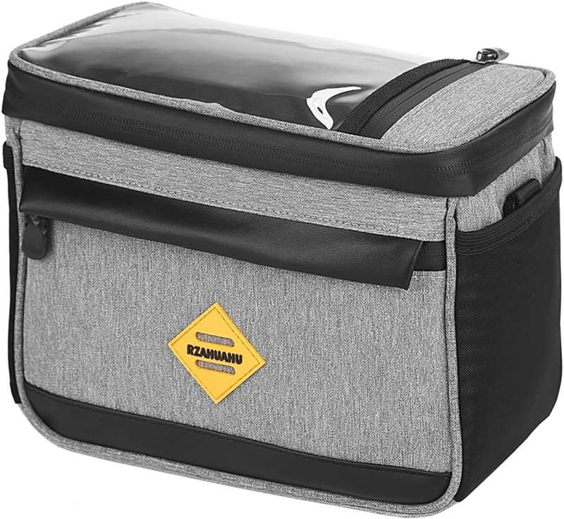 フロントバッグ ハンドルバッグ 自転車 大容量 4.5L 防水 スマホ対応 保温保冷 軽量 耐摩擦 耐圧 着装便利 小物入れ フレームバッグ ロードバイク用 サイクリング