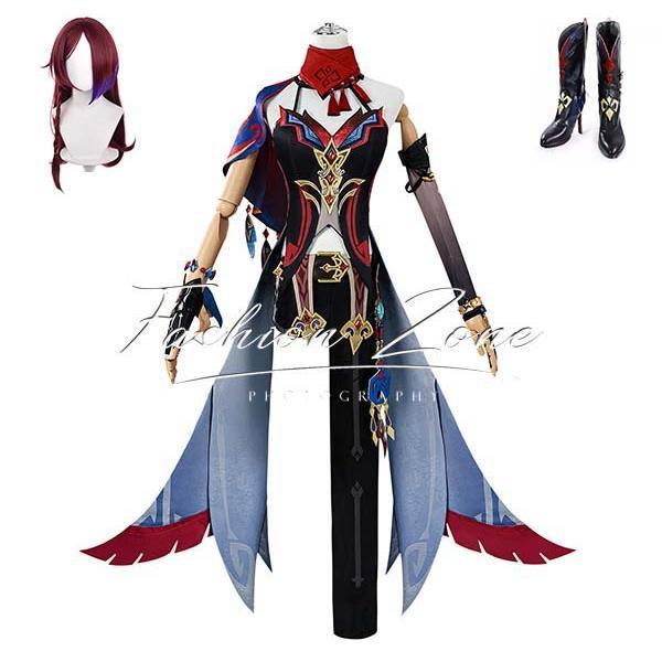 人気新作N0.1原神 げんしん チャスカ Chasca ナータ花羽会 コスプレ衣装 ウィッグ 靴 cosplay ハロウィン 演出服 変装