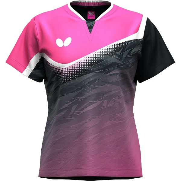 Butterfly バタフライ ラウリー シャツ レディース 卓球 ゲームシャツ 47169-016 レディース 半袖