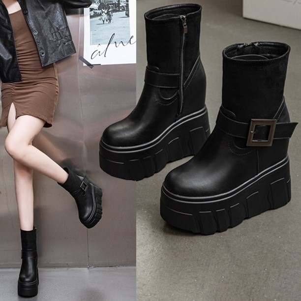 [DR.MARTENS] 8ホールブーツ CREWSON BUFFBUCK ブラック DR.MARTENS] ドクターマーチン CREWSON 8 ホール ブーツ
