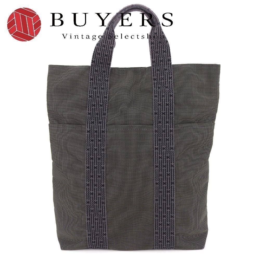 中古 トートバッグ カバス エールライン キャンバス グレー カジュアル レディース メンズ