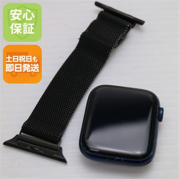 美品 Apple Watch Series6 44mm Cellular セルラーディープネイビー 64