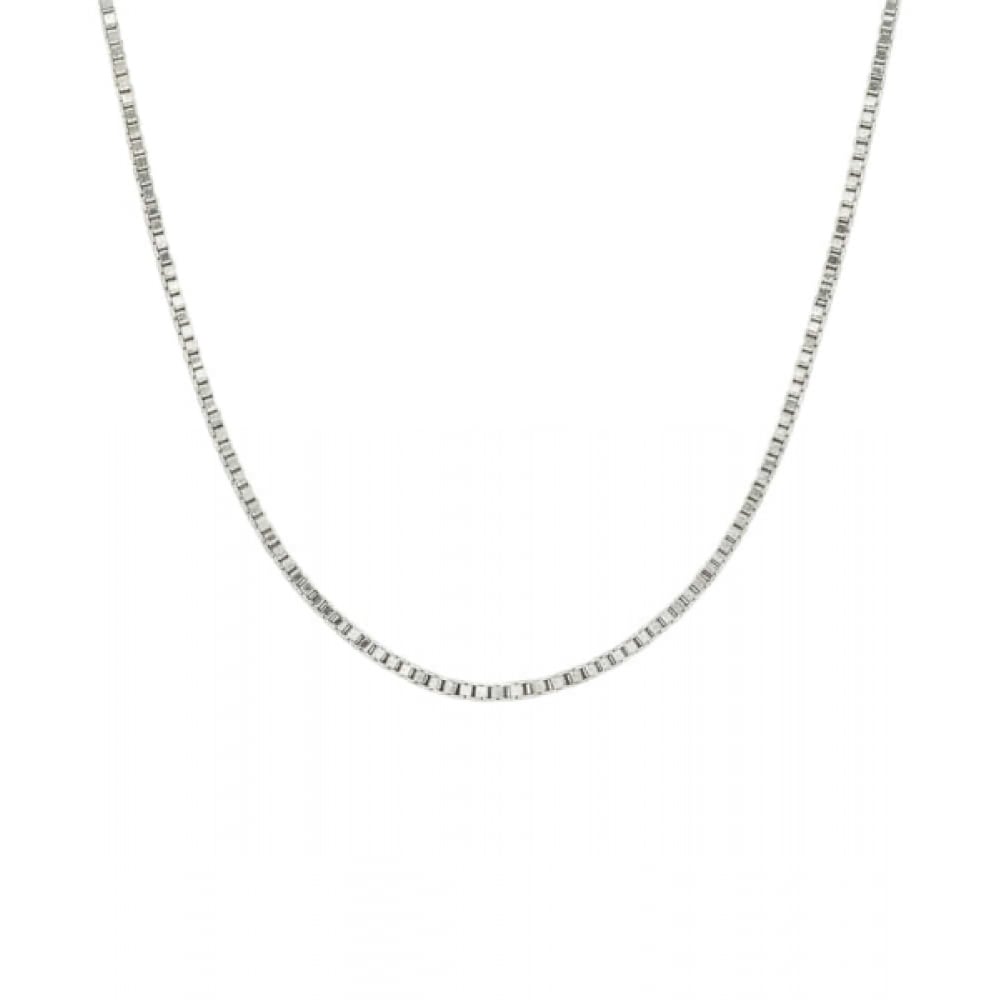 ALLEUN シルバー 925 ボックスチェーンシルバーネックレスベース