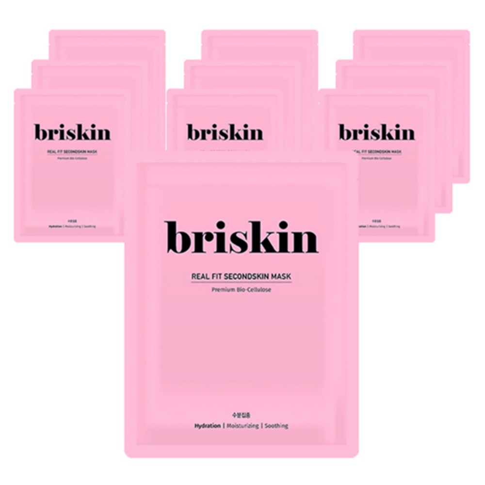 ブリスキンリアルフィットセカンドスキン水分集中シートマスク1個入り10個