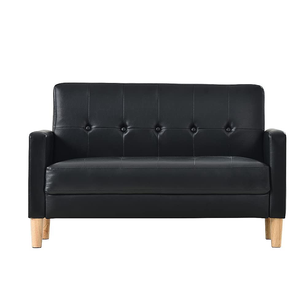 [国内即発送]ソファー 二人がけソファー 2人掛け 幅105cm高さ12cmリビングソファ 肘付き ロボット掃除機も通れる かんたん組立 1人用にも おしゃれ かわいい 東京倉庫から発送30