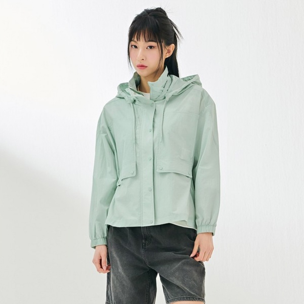 (チェースカルト) レディース着脱式フード付き軽量ジャンパー-DBRG4173C0S