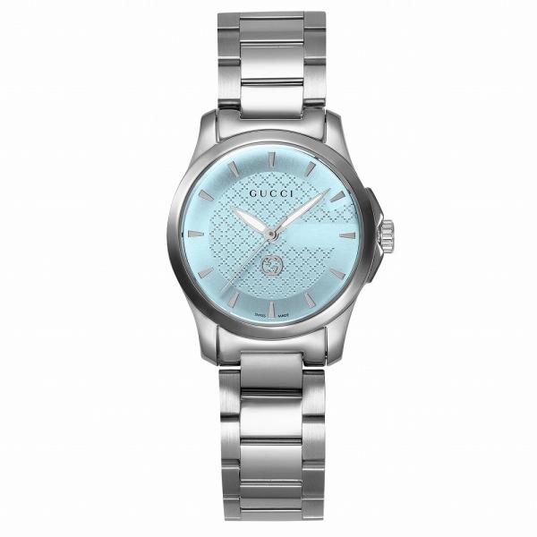 2022年新作 レディース YA1265051 腕時計 GUCCI グッチ ジータイムレス シルバー ターコイズブルー クォーツ G-TIMELESS その他 ファッション腕時計