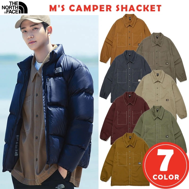 韓国正規品保証 関税負担なし NJ3BM60A MS CAMPER SHACKETデイリー 基本 着装 男子 女子 人気 韓国 ファッション 男女共用 アウトドア
